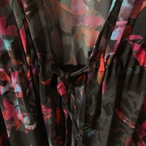 torrid Swim - Black Floral Kimono Coverup torrid Swim - Black Floral Kimono Coverup
